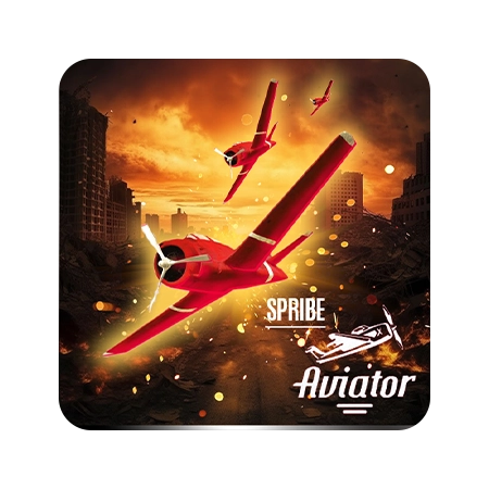 Aviator Spribe game logo