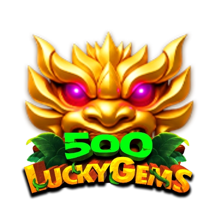 Lucky Gems 500 game logo